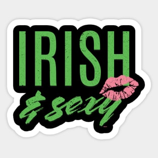 Irish and sexy Girl Saint Patricks Day Celebration Sticker